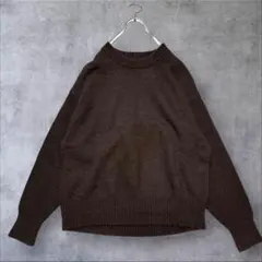 ★美品◆アーバンリサーチロッソ◆ウール混バックボリューム切替ニットDB