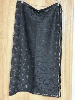 AMERICANHOLIC レースラップスカート　ブラック