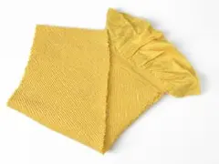 【希少】黄色 絞り帯揚げ 無地 美品 使用感なし 一点限り 和装小物