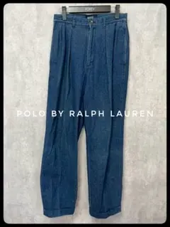 ✴️POLO RALPH LAUREN デニムパンツ ワイドパンツ W72