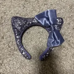 USJハローキティスパンコール紫カチューシャ