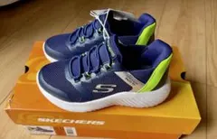 SKECHERS キッズスニーカー ネイビーサイズ17cm