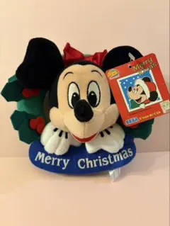 【タグ付き】ミッキーマウス クリスマスリース ぬいぐるみ