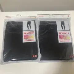 ユニクロ　HEATTECH メンズ タイツ Sサイズ 2枚セット　黒　未使用