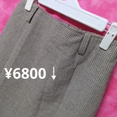 ✨バーバリー　150A スーパーセール品‼️チェックスカート¥6800↓　グレー