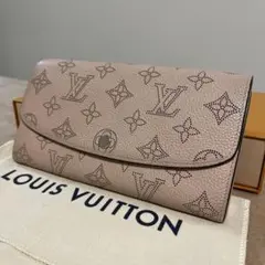 美品❣️ルイヴィトン ポルトフォイユイリス 長財布 マヒナ マグノリア ピンク