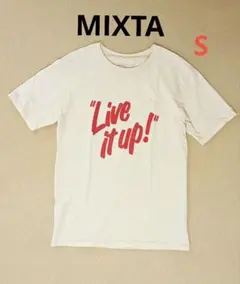Mixta ミクスタ Live it up! Tシャツ アイボリー Sのサムネイル