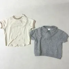 テータテート　半袖　トップス　2枚セットのサムネイル
