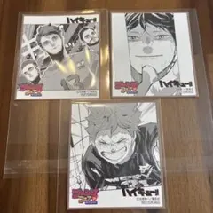 ハイキュー　ジャンプフェア　色紙　アニメイト