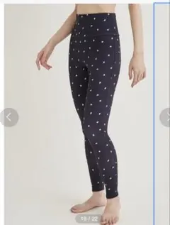 emmi yoga x FILA コラボレギンス ドット柄　サイズ1のサムネイル