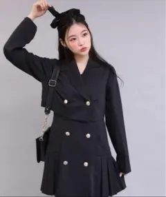 NICE CLAUP プリーツミニジャンスカ ジャケットセット