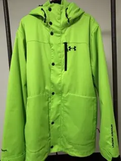 UNDER ARMOUR ライムグリーン ライナー付 マウンテンパーカー スキー
