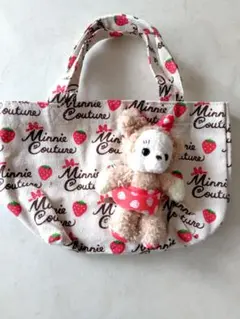 ディズニー ミニークチュール チャーム付きぬいぐるみ＆ミニトートバッグ