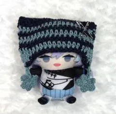 にじぱぺっと ぬい服 猫耳ニット帽 10cm ターコイズブルー