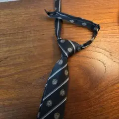 COMME CA ISM 黒 ストライプ ネクタイ LL