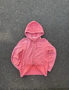00s OLD UNIQLO zip up hoodie pink パーカー