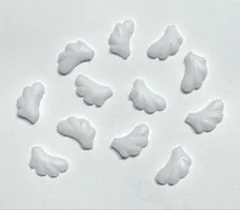 白い羽 白 羽 ツバサ ミニ ネイルパーツ ネイパのサムネイル