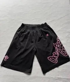 Champion バスケットボールショーツ ブラック ピンクのサムネイル