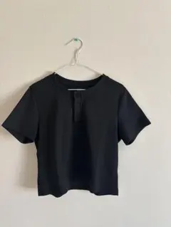 Dazy ヘンリーネックリブTシャツ　半袖のサムネイル