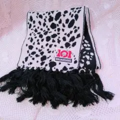 【SALE】ディズニー【101匹わんちゃん】マフラー 犬　クリスマス