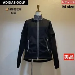 【美品】アディダスゴルフ ADIDAS GOLF 蓄熱 ジャケット ブラック M