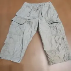 UNIQLO ベージュ カーゴパンツ 140センチ