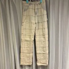 GUESS CARPENTER パンツ 26サイズ チェック柄