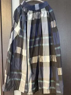 ストライプ ロングスカート