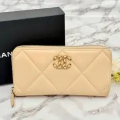 【美品】　CHANEL シャネル　ディズヌフ CHANEL19 長財布