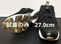 【美品】Reebok Instapump Fury 黒迷彩27.0