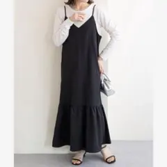 DISCOAT【WEB限定】ティアードキャミワンピース