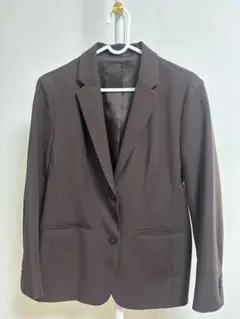 UNIQLOブラウン テーラードジャケット【ほぼ未使用】