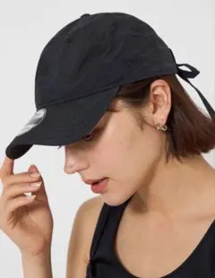 【別注】<NEW ERA>920 リボン キャップ　ブラック