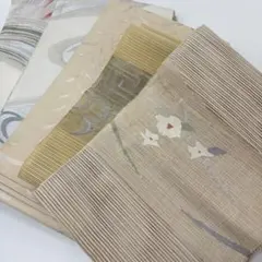 名古屋帯 夏帯 正絹 絽 まとめ売り 着物 リメイク み-354のサムネイル