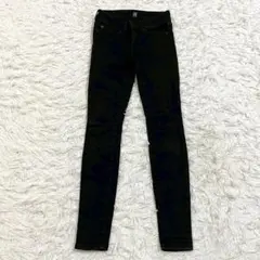 ギャップ GAP スキニーデニムパンツ S 23インチ ストレッチ ブラックのサムネイル