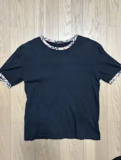BURBERRY BLACK LABEL ブラック Tシャツ