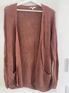 最終価格)UNIQLO ブラウン カーディガン Lサイズ