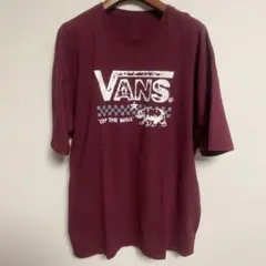 VANS Tシャツ バーガンディ 2XLサイズのサムネイル