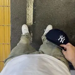 mnml ミニマル　スリムフィットデニム drip 34 uk us ダメージ