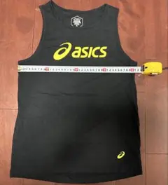 asics キッズ XL タンクトップ 黒