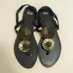 《未使用・ソール裏はり済み》トゥモローランド セレクト　kiwiサンダル 38のサムネイル