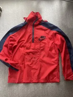 Nike プルオーバーナイロンジャケット レッド/ネイビー