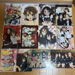 けいおん　平沢唯　秋山澪　田井中律　中野梓　琴吹紬　クリアファイル　下敷き