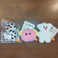 【新品・未使用】mojojojo フェイスポーチ＆マスコット　3点セット