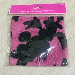ミニー ミニタオル ハンカチ ディズニー ディズニーランド ピンク 新品未使用