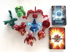 爆丸 バトルブローラーズ フィギュア 7体　カード まとめ売り 爆丸10種類セット - メルカリ