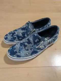 廃盤品　Vans デニム星柄 スリッポン