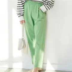 P/PU オルマイパンツ テーパード -マシンウォッシャブル