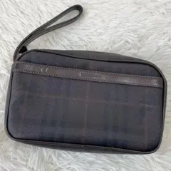 ミ*ク様 バーバリー ノバチェック セカンドバッグ クラッチバッグ