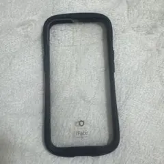 iFace ブラック ハードケース 透明